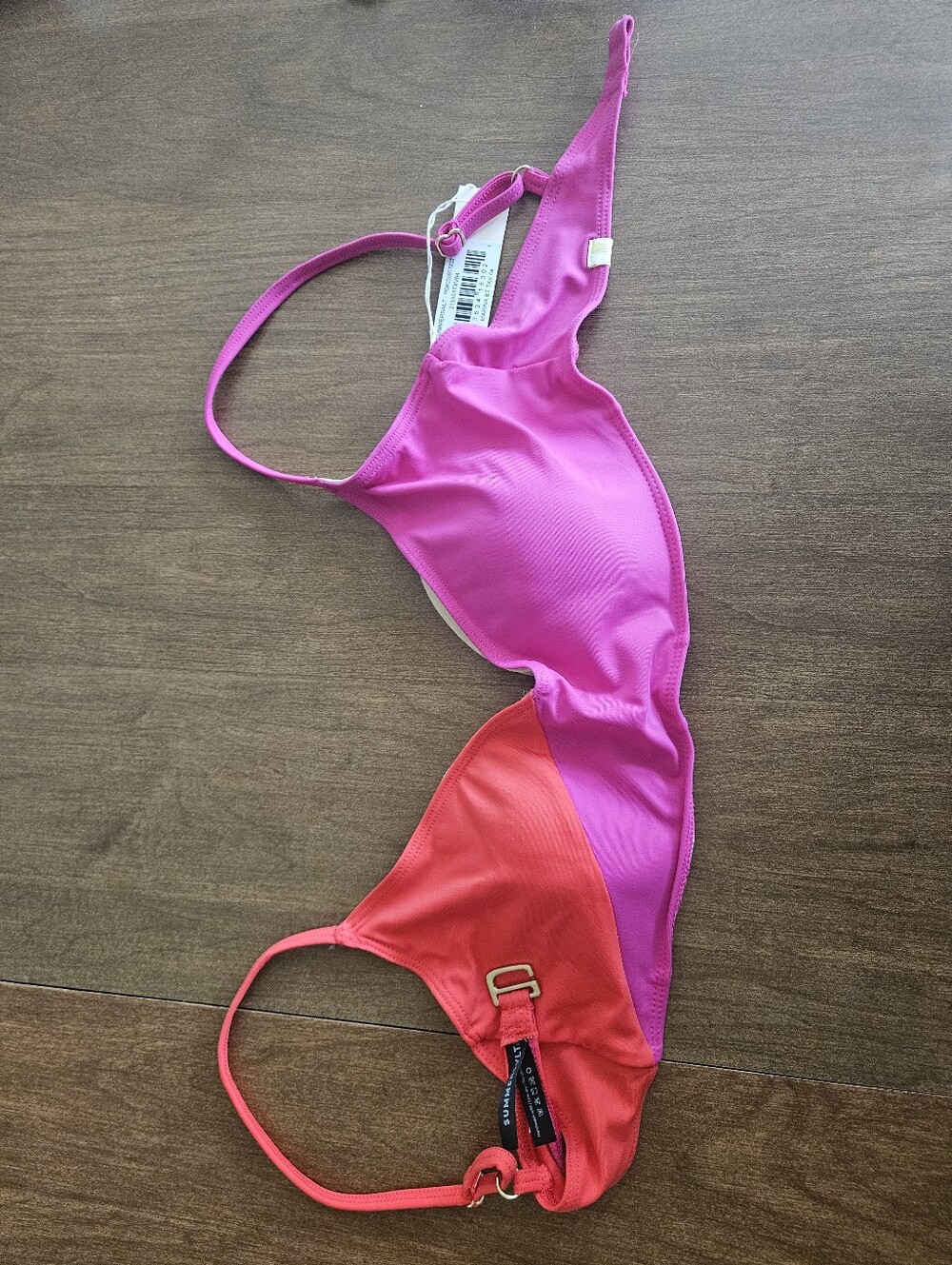 NWT Summersalt Marina Bikini Top, Size 4, Hibiscus